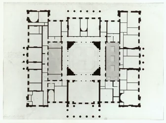 Plan des Mezzanin-Geschosses, 1815
